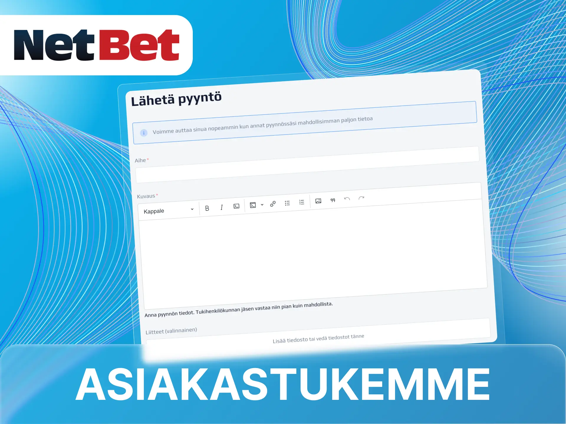 Miten voin ottaa yhteyttä NetBetin nettikasinon tekniseen tukeen.