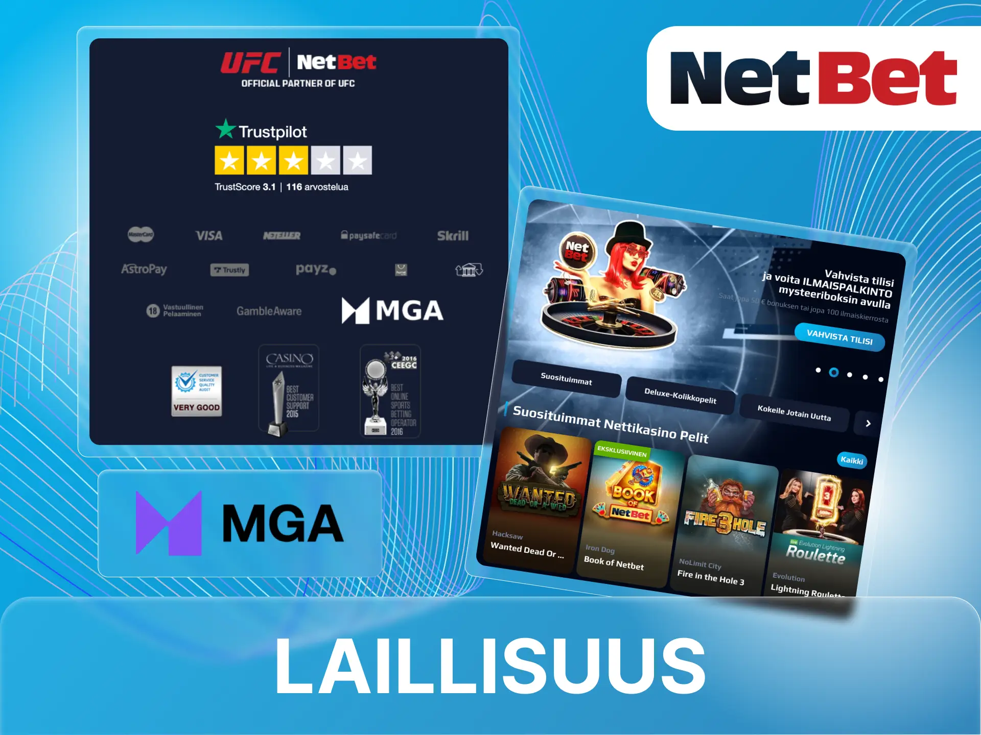Mikä lisenssi NetBet-nettikasinolla on.