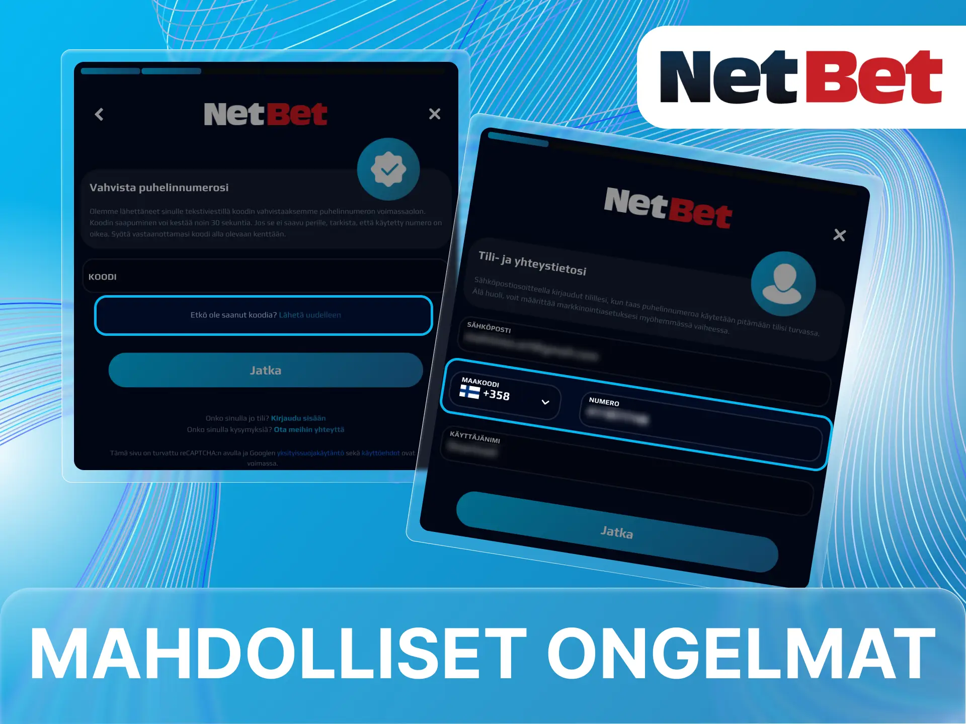 Kuinka ratkaista ongelmia rekisteröitymisen aikana NetBet-nettikasinolla.