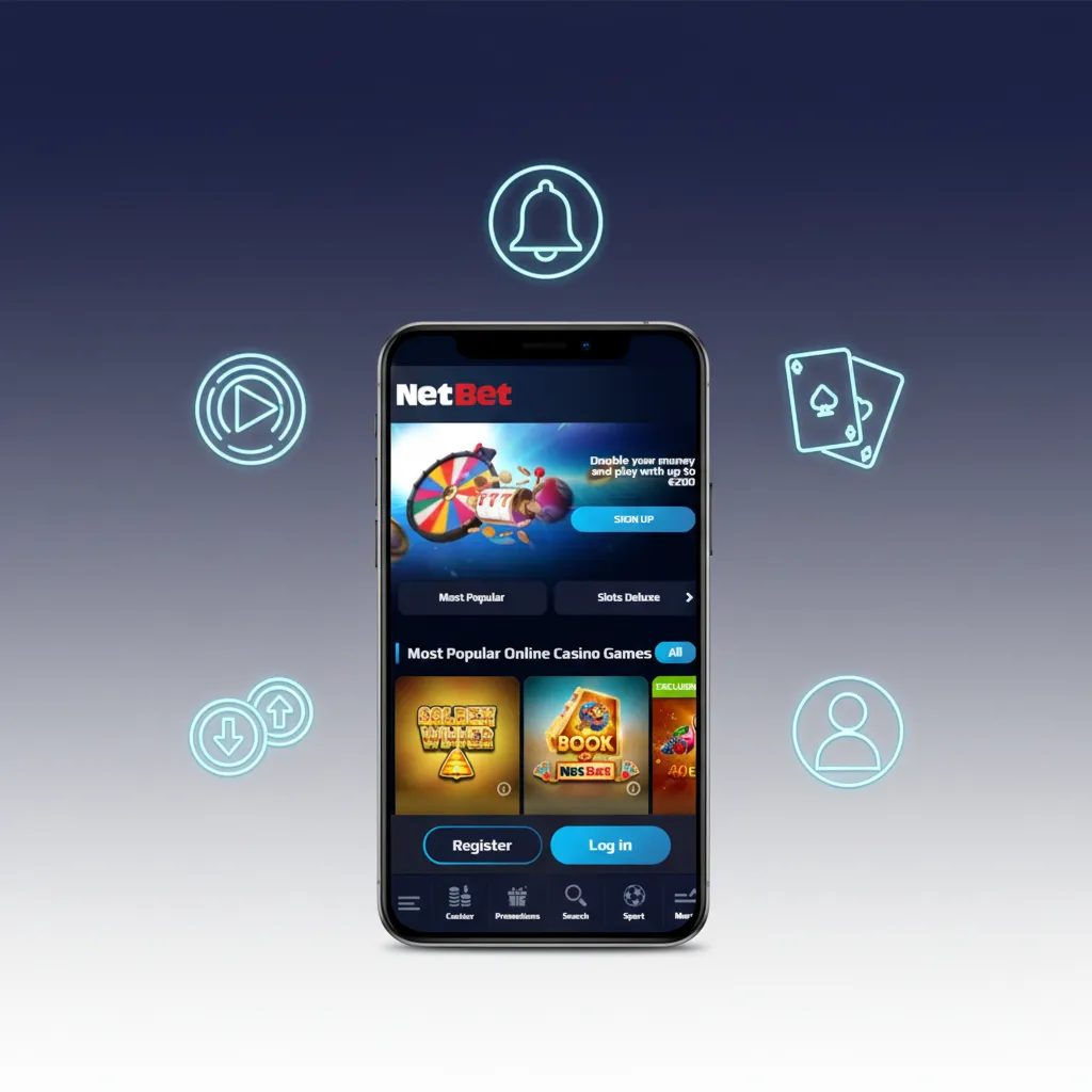 NetBet-mobiilin edut – kevyt PWA, paikalliset maksut, eurot, tervetuliaisetu, laajat pelit, live-vedot, 24/7 tuki