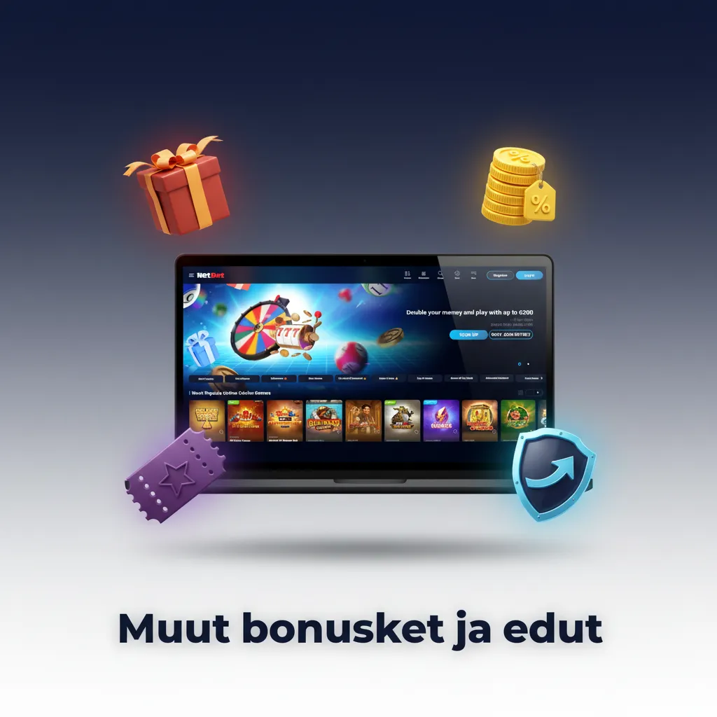 Muut bonukset ja edut: uudelleentalletusbonus, ilmaiskierrokset, ilmaisvedot/boosti, cashback, pokeriliput.