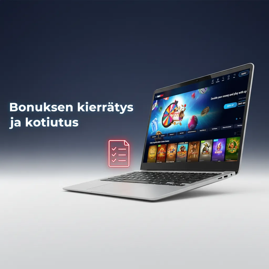 Infografiikka bonuksen kierrätyksestä ja kotiutuksesta: saldojärjestys, panospainotukset, aikaraja, maksimipanos.