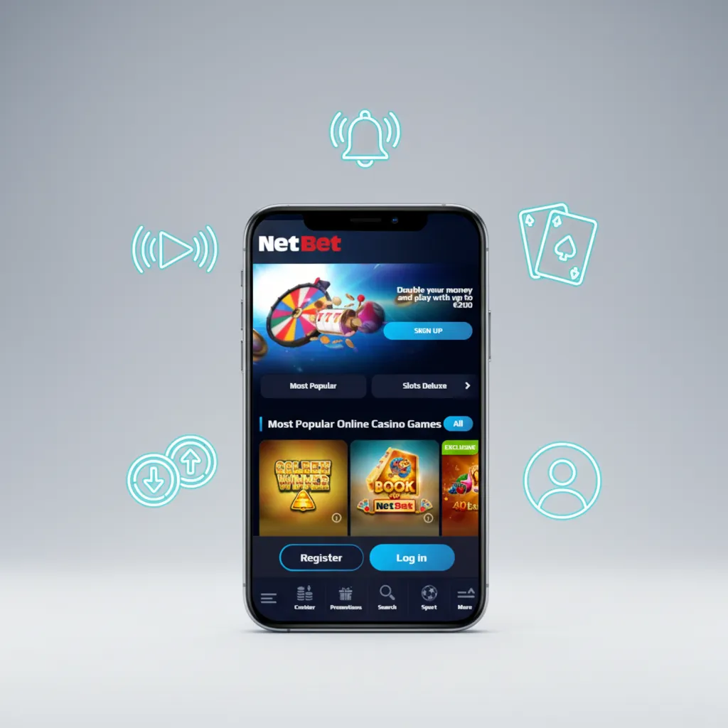 Infografiikka NetBetin PWA: ei asennusta, paikalliset maksut, kasino ja live-vedot, Cash Out, nopeat kotiutukset, tuki