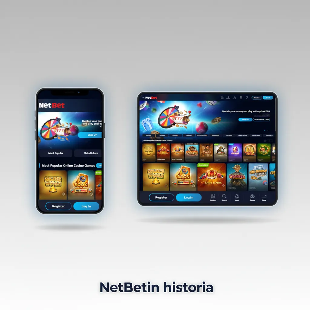 NetBetin historia: perustettu 2001, MGA-lisensoitu, pääkonttori Maltalla; urheiluvedonlyönti ja kasino.