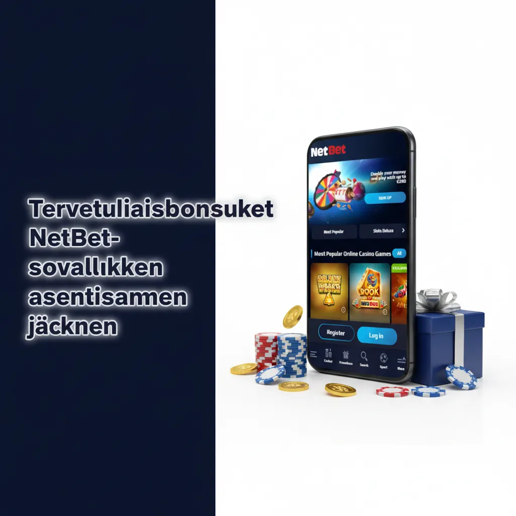 Tervetuliaisbonukset NetBet-sovelluksessa: Kasino 100% 200€ + 10 ilmaiskierrosta, Pokeri jopa 1500€, Vedonlyönti ilmaisvetoja.